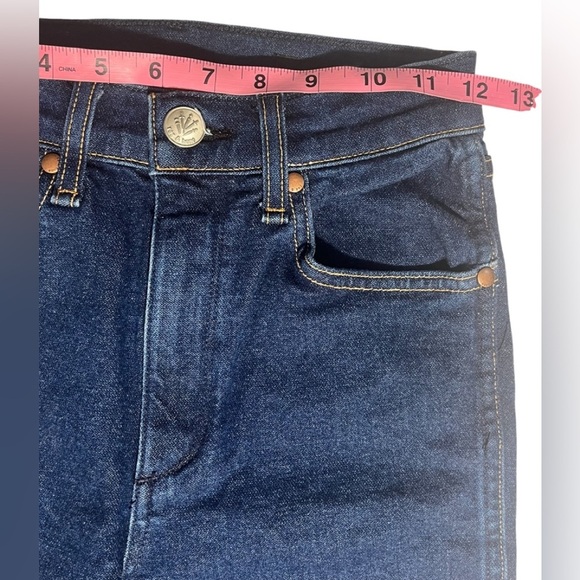 Rag & Bone Straight Vintage Cigarette Broken Bloo Dark wash Jeans size 23 NWT - Picture 8 of 13